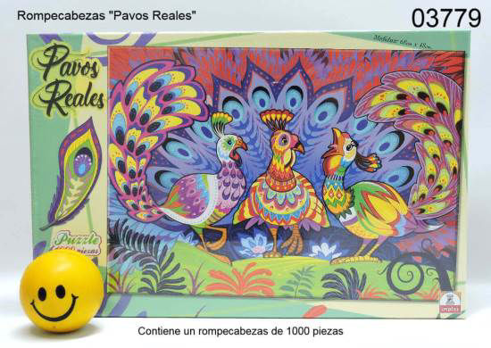 Imagen de ROMPECABEZAS DE 1000 PIEZAS "PAVOS REALES" 3.25